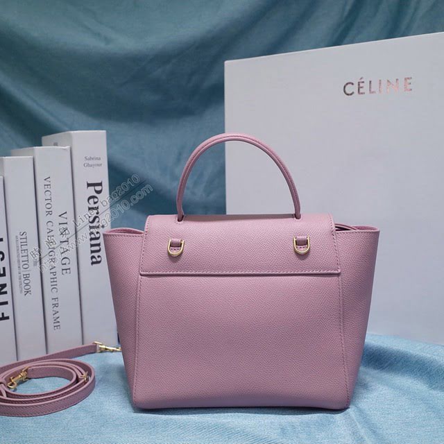 Celine女包 賽琳掌紋牛皮小號手提包 Celine belt bag鯰魚包 189003  slyd2044